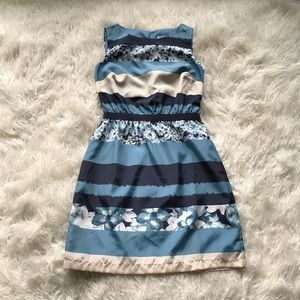 Loft Petites‎ Floral Striped Sheath Bodycon Dress